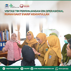 VISITASI TIM PERPANJANGAN OPERASIONAL RUMAH SAKIT